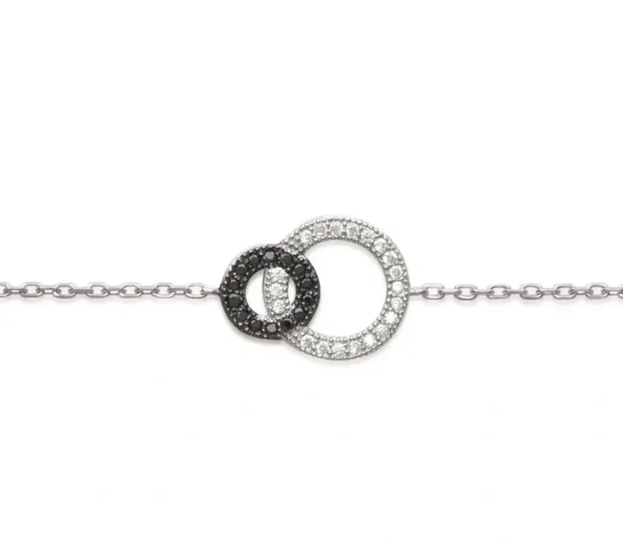 NEUF Bracelet noir et blanc en Argent - photo numéro 6