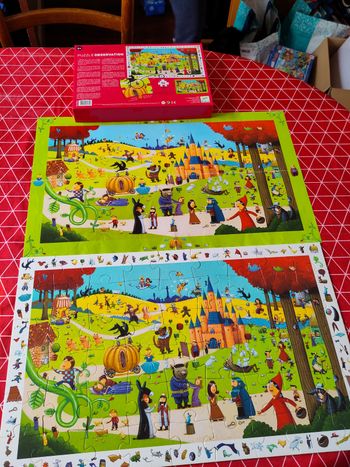 Puzzle observation Djeco 54 pièces "contes"