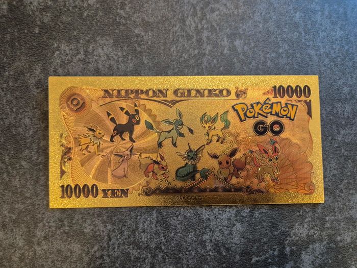 Billet OR à collectionner Pokemon - photo numéro 2