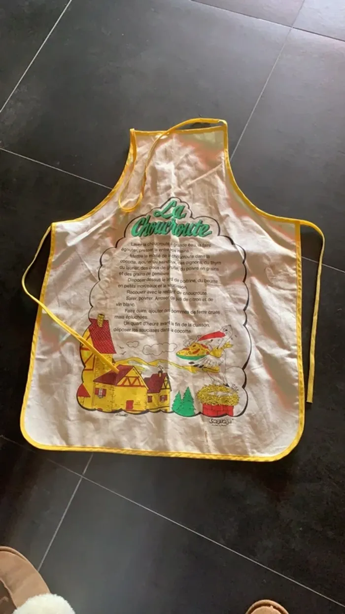 Tablier vintage #choucroute