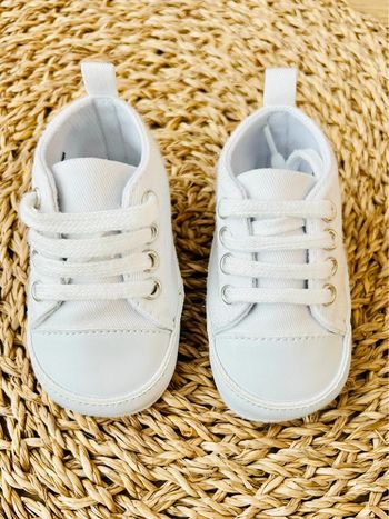 Baskets bébé montantes en toile Kiabi