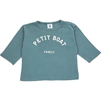 T-Shirt à manches longues 6 mois en coton bio Petit Bateau