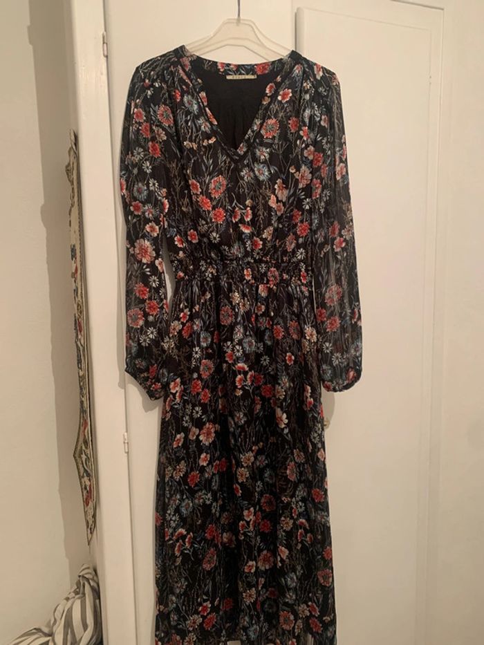 robe longue fleurie