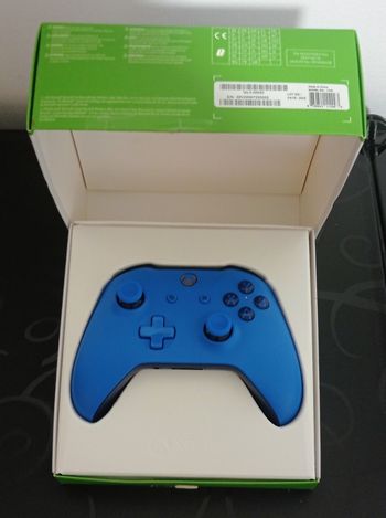 😍 manette bleue Xbox one sx séries xs et pc en boîte