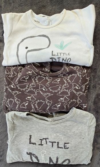 Pyjama coton thème dinosaures 6 mois