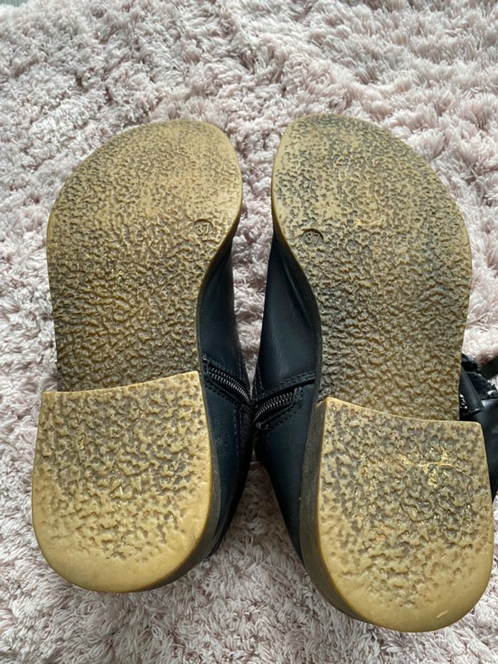 Bottines fourré noir pailletée taille 37 - photo numéro 6