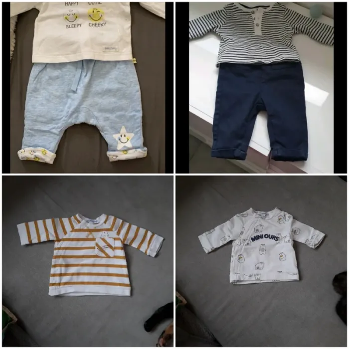Lot garçon 1 mois