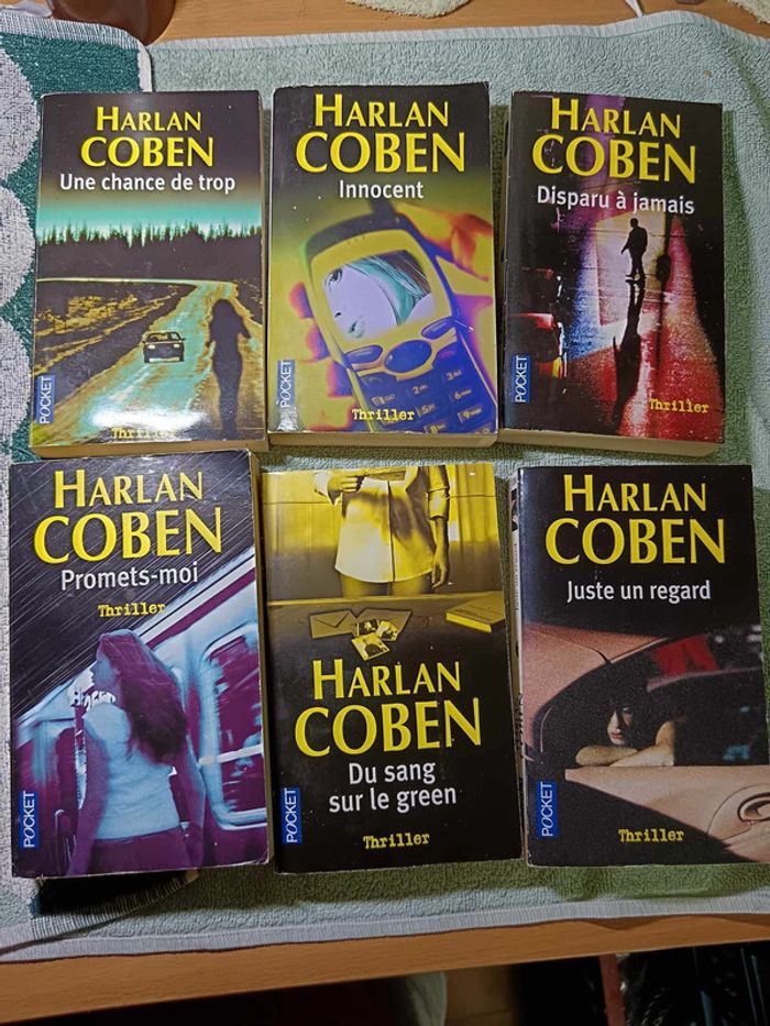Lot de 6 livres de Harlan CORBEN