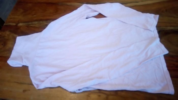 Sous pull rose pâle okaidi - photo numéro 4