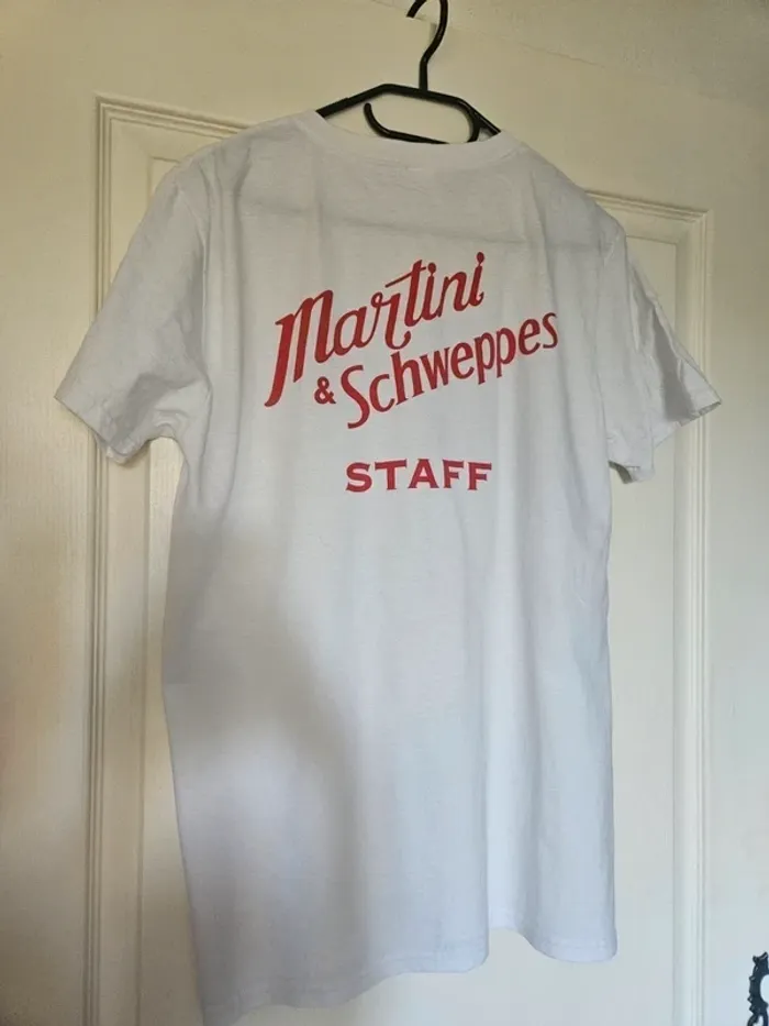 T-shirt blanc - Martini & Schweppes - photo numéro 2
