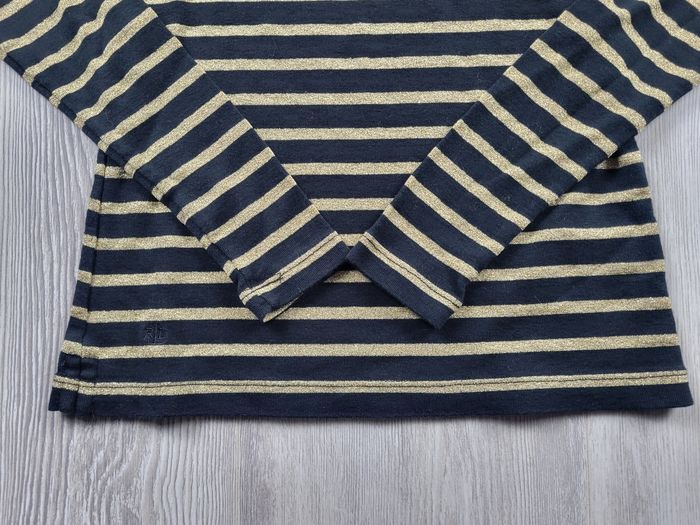 Polo Lauren Ralph Lauren Petite – noir et doré – taille PXS – très bon état - photo numéro 4