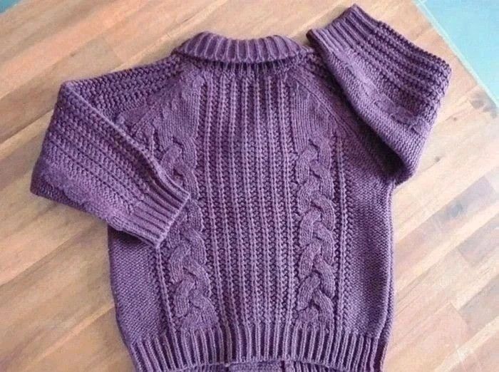 Gilet torsadé à boutons bordeaux Tissaia 12 mois - photo numéro 4