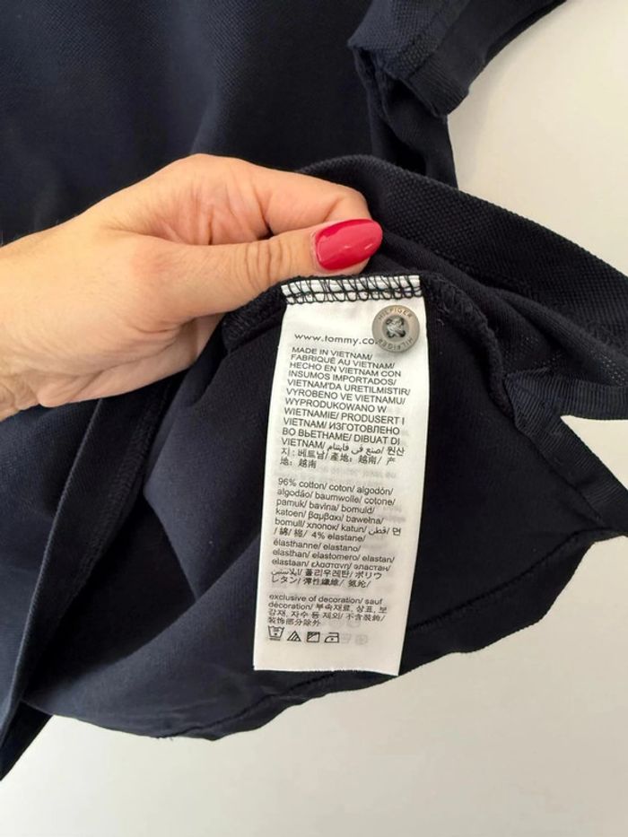Polo Tommy Hilfiger homme marine taille S très bon état - photo numéro 6