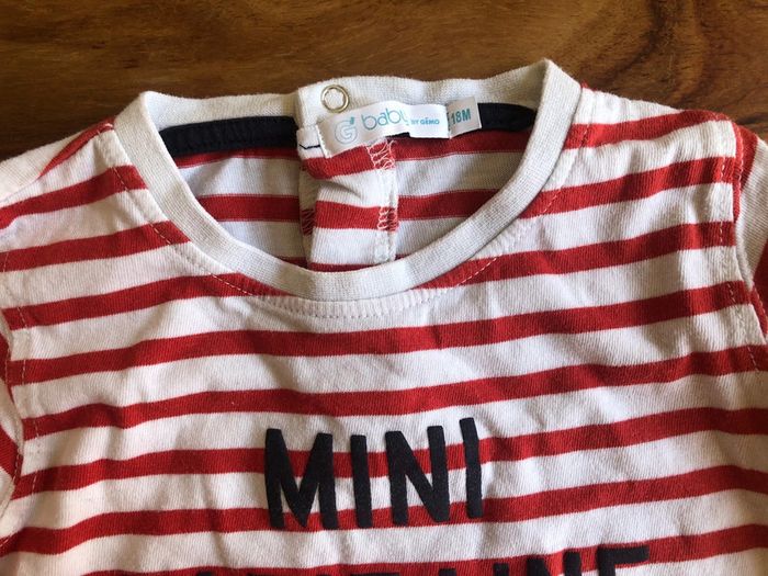 T shirt teeshirt manche longue enfant bébé garçon Baby by Gémo 18 mois - photo numéro 2