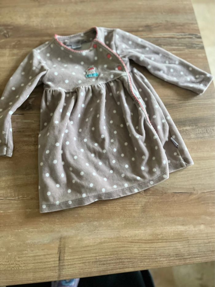 Ensemble robe velours 18 mois - photo numéro 2