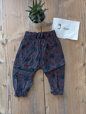 Pantalon léger fille 9 mois