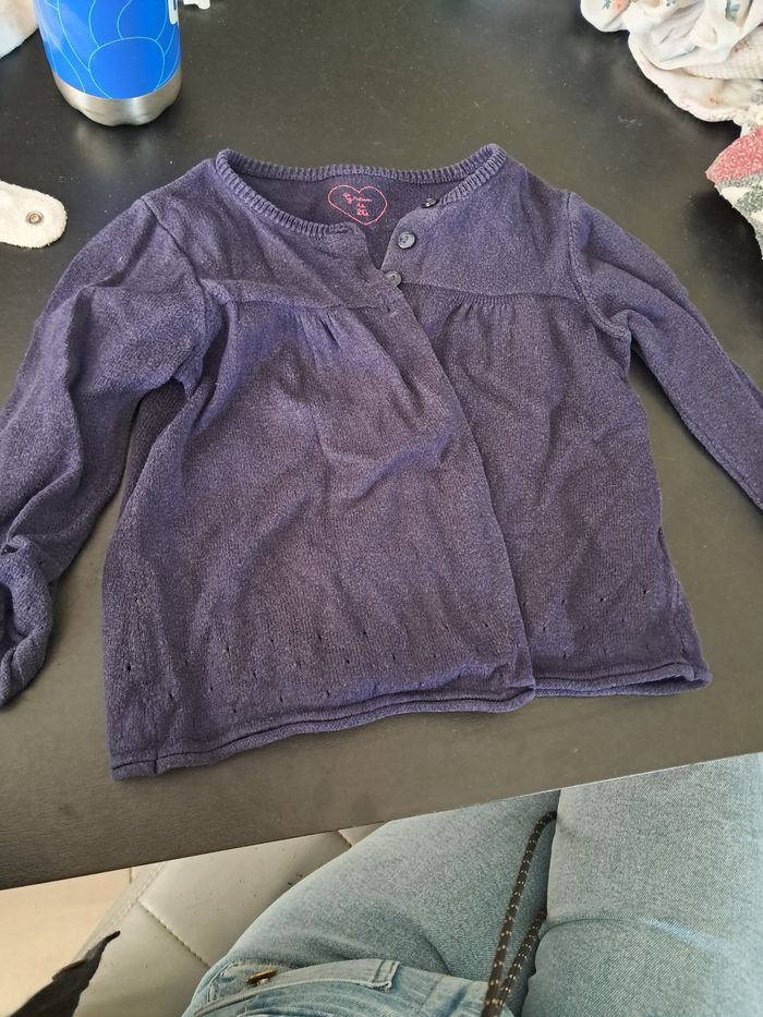 Gilet taille 12 mois grain de ble