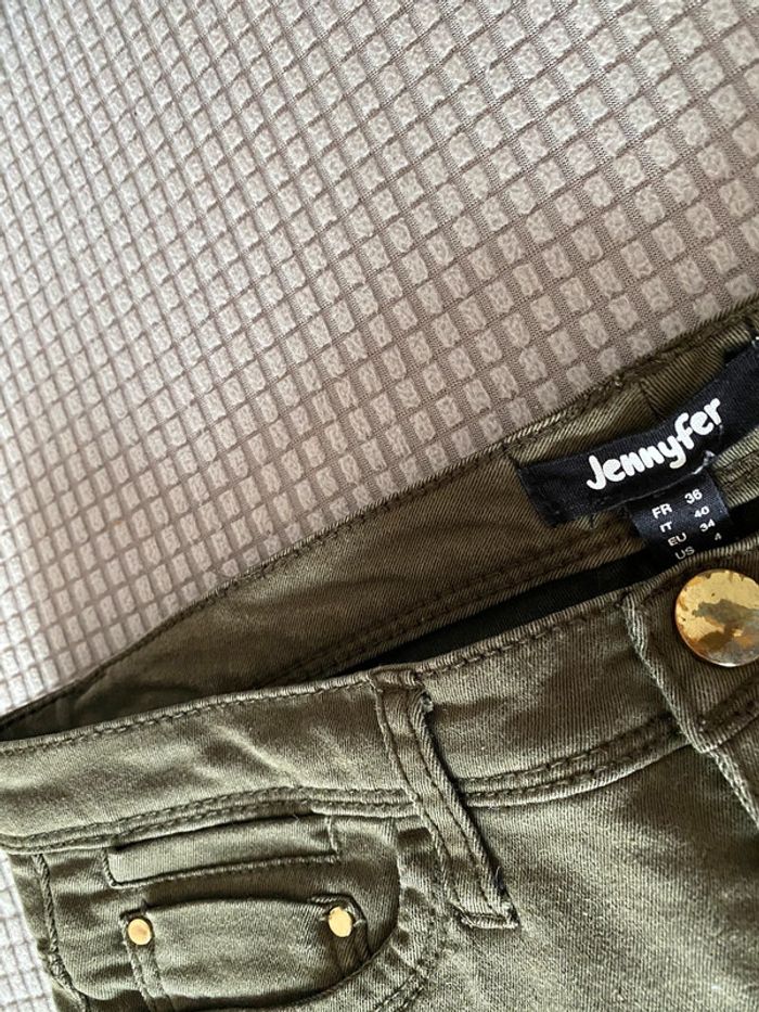 Pantalon skinny stretch taille 36 femme ou ado fille 12/16 ans - photo numéro 4