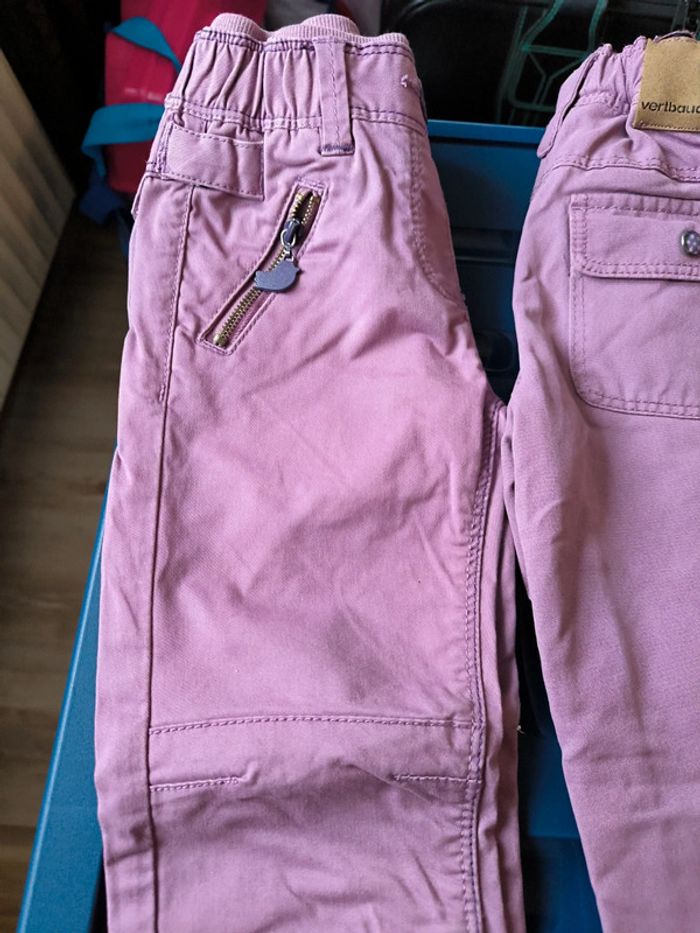 Lot 7 pièces ton violet rose 4/5 ans - photo numéro 12