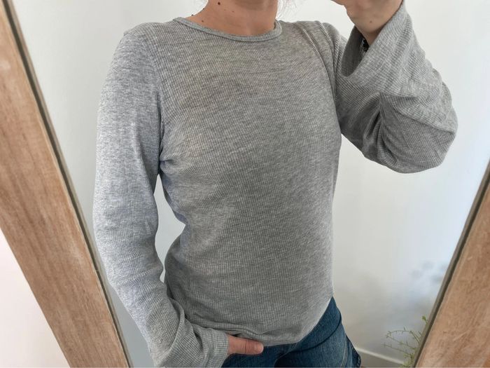 Pull gris femme - photo numéro 4