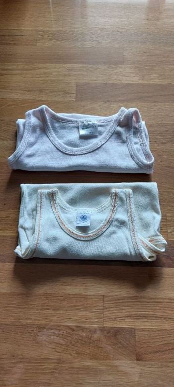 Lot 2 bodys sans manches bébé fille 24 mois