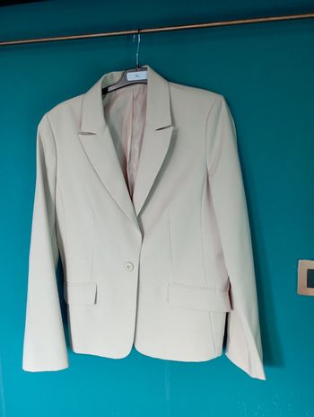 Veste femme beige clair