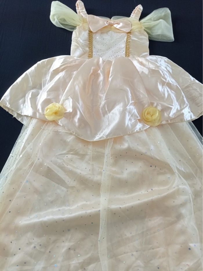 Déguisement robe de princesse dorée 5-6ans - photo numéro 2