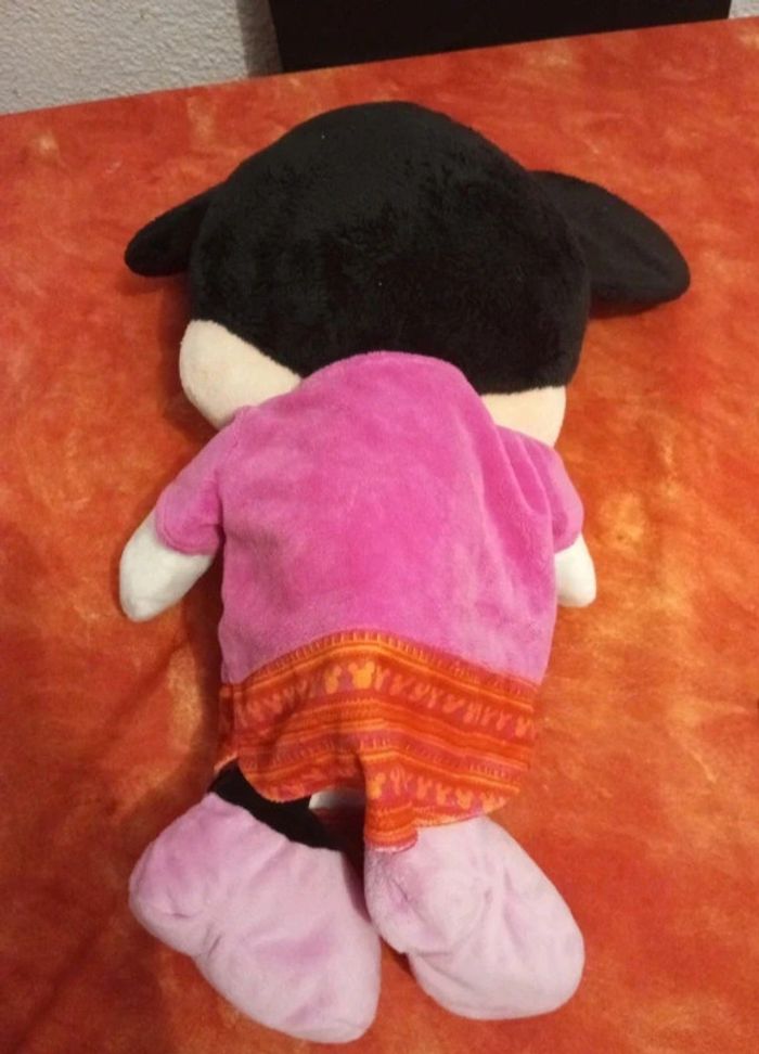 Minnie robe rose frise orange et nœud papillon rose - photo numéro 4