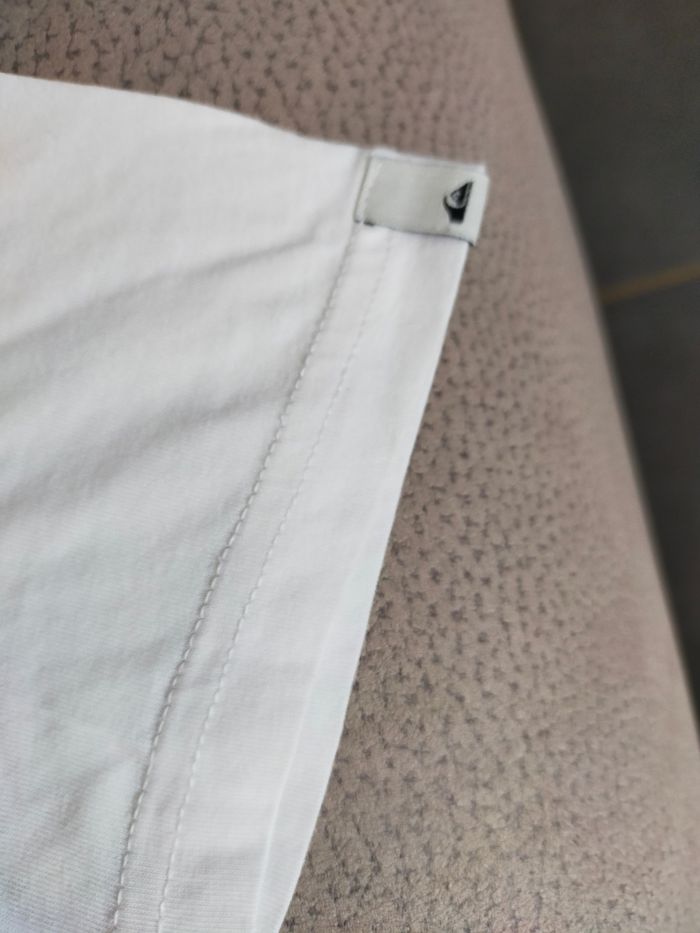 Tee-shirt manches courtes blanc Quiksilver garçon 10ans - photo numéro 5