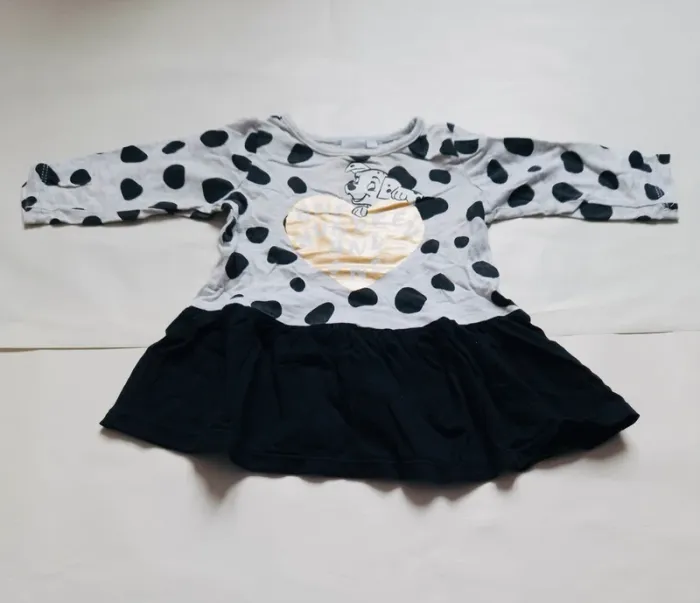 Lot 4 robes manches longues 9 mois - photo numéro 3