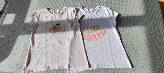 Lot 2 t-shirts 8 ans