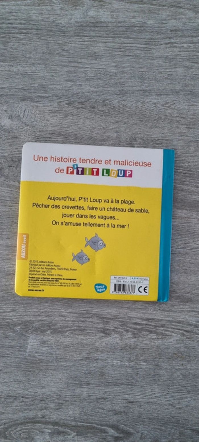 Livre p'ti lou va à la plage - photo numéro 3