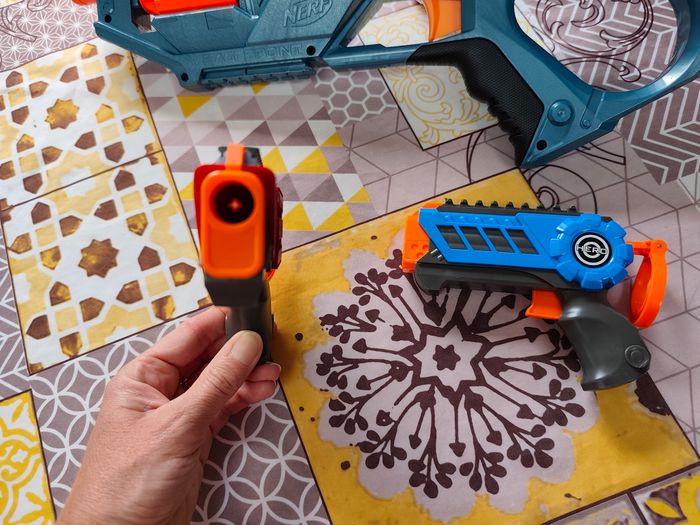 Nerf lot de 3 pistolets plus balles - photo numéro 7