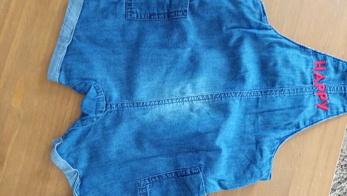 Salopette en jean + tee shirt 18 mois - photo numéro 10