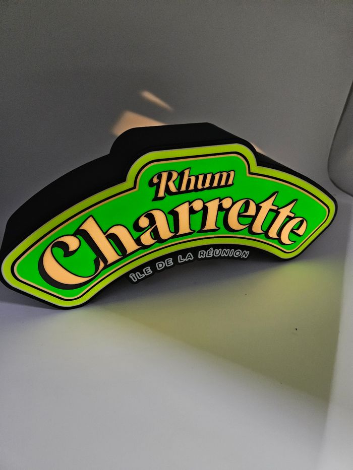 Lampe led lumineuse rhum charrette - photo numéro 3