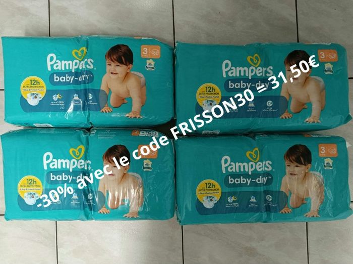 Couches pampers