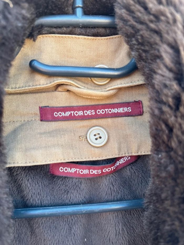 Trench camel taille 4 toute saison avec sa doublure amovible Comptoirs des cotonniers taille 40 - photo numéro 13