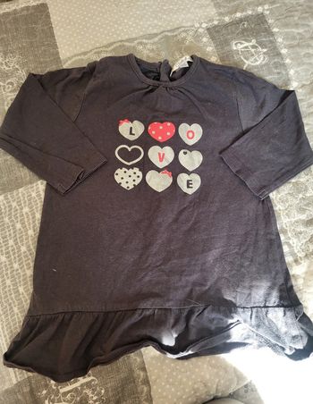 Tee shirt gris anthracite 12 mois