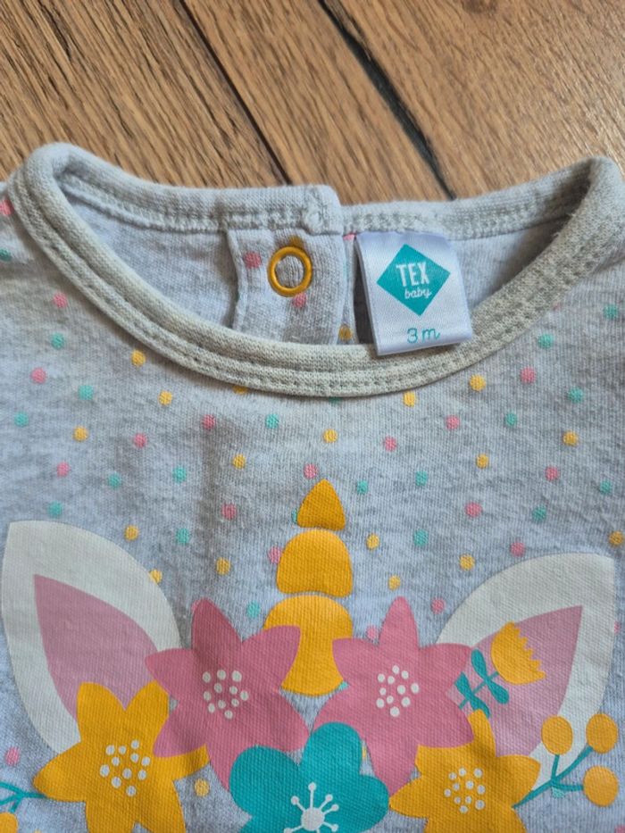 🦄 Pyjama licorne tex 3 mois - photo numéro 3