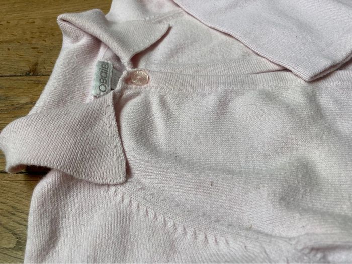 Gilet rose à col Obaibi 12 mois - photo numéro 3