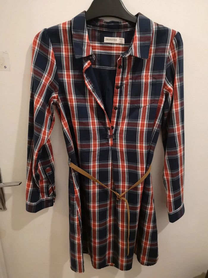 Tunique à carreaux 10 ans