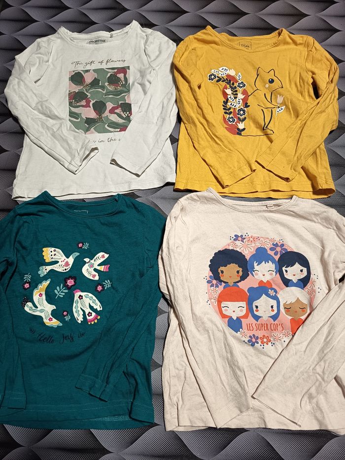 Lot de 6 tee shirts manches longues - photo numéro 2