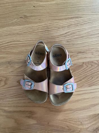 Sandales Gémo coloris bronze T.26