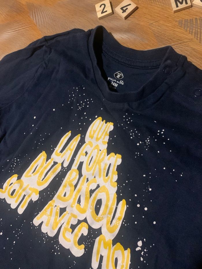 Teeshirt manche longue garçon 24 mois - photo numéro 2