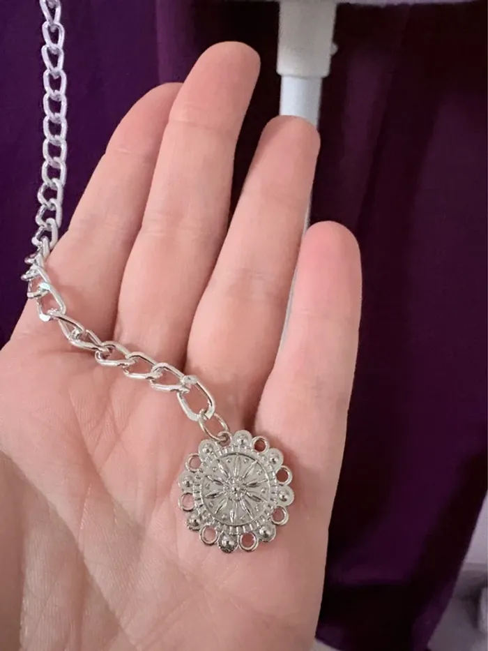 Ceinture ajustable en métal avec bijoux lune et chaîne - photo numéro 4