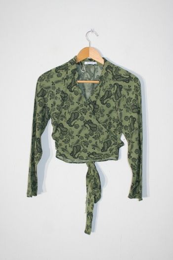 Cache coeur kaki Stradivarius taille S