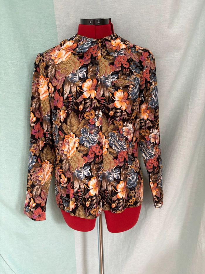 Chemise vintage Cacharel imprimé floral