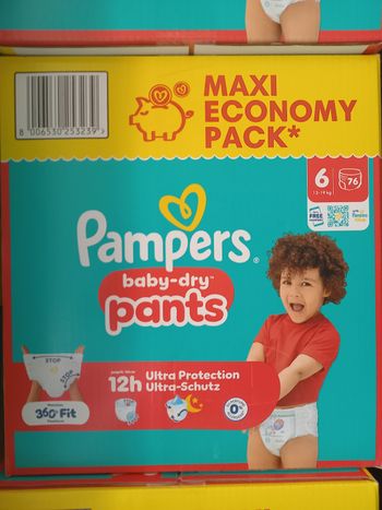 Pampers 76 pants taille 6