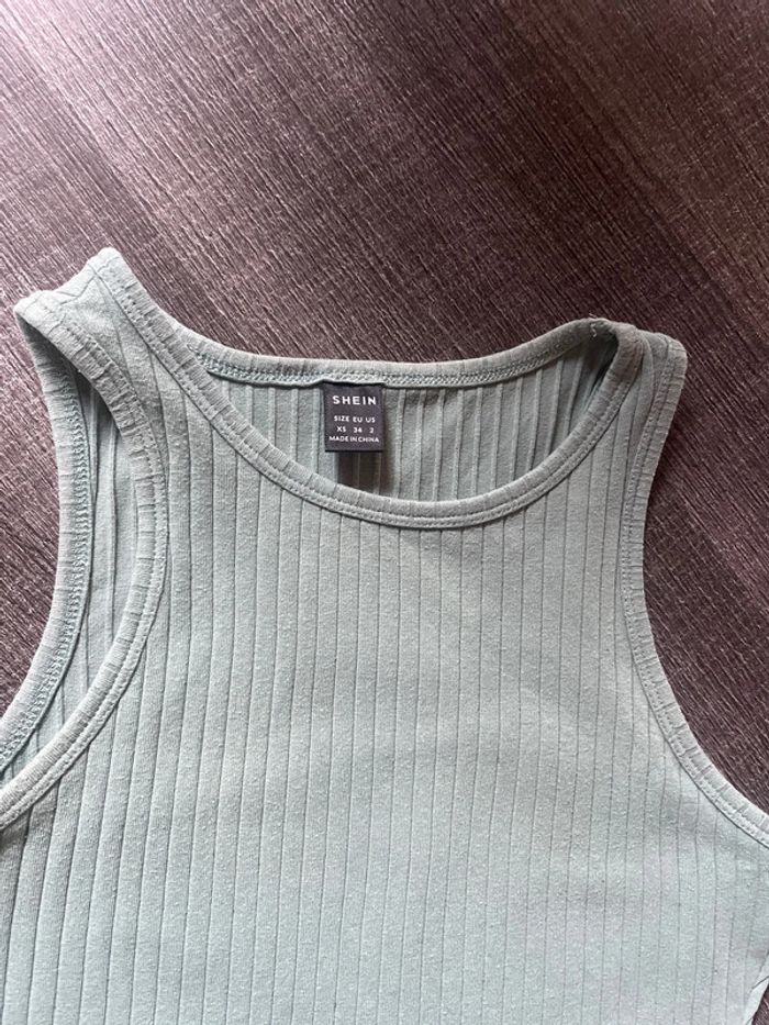 Robe de taille XS, couleur, vert d’eau - photo numéro 3