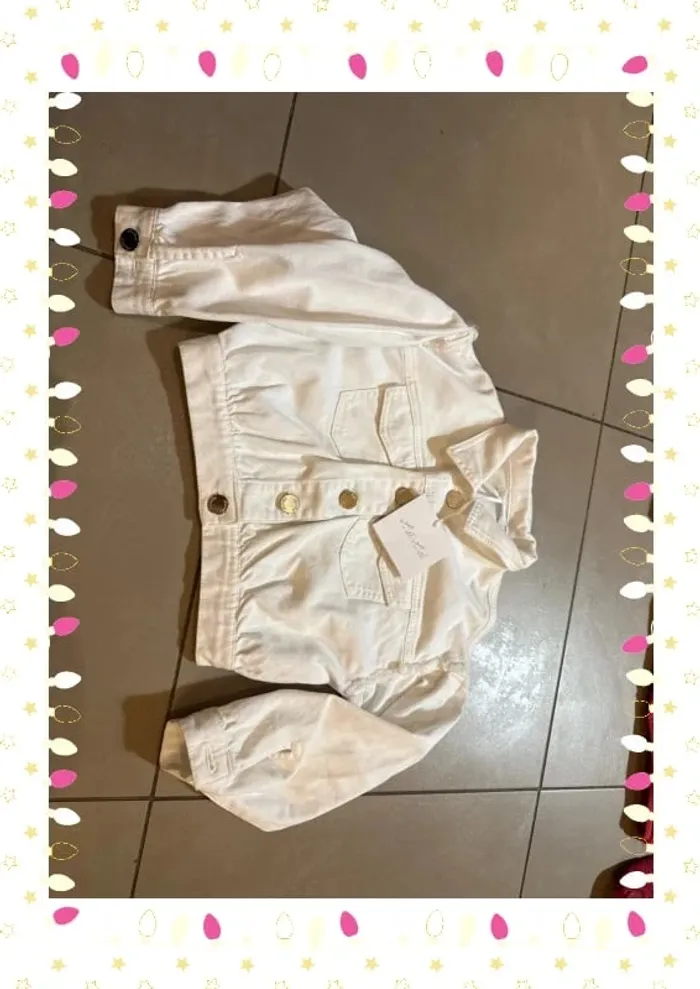 Veste en jean 7 ans - photo numéro 2